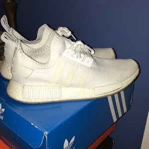 NMD R1 Primeknit Triple White